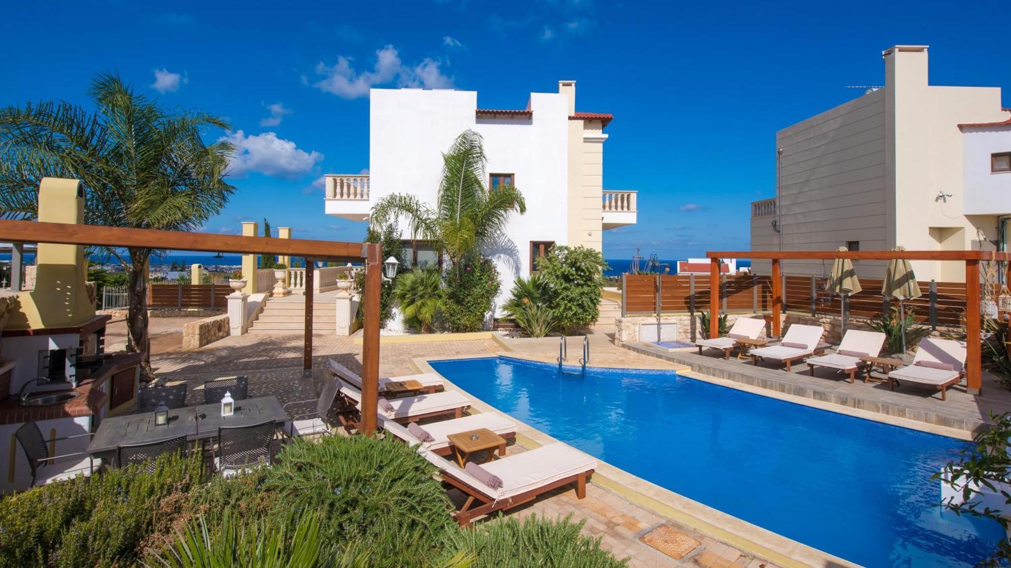 Sunshine Villa With Private Pool By Estia Chersonissos Buitenkant foto