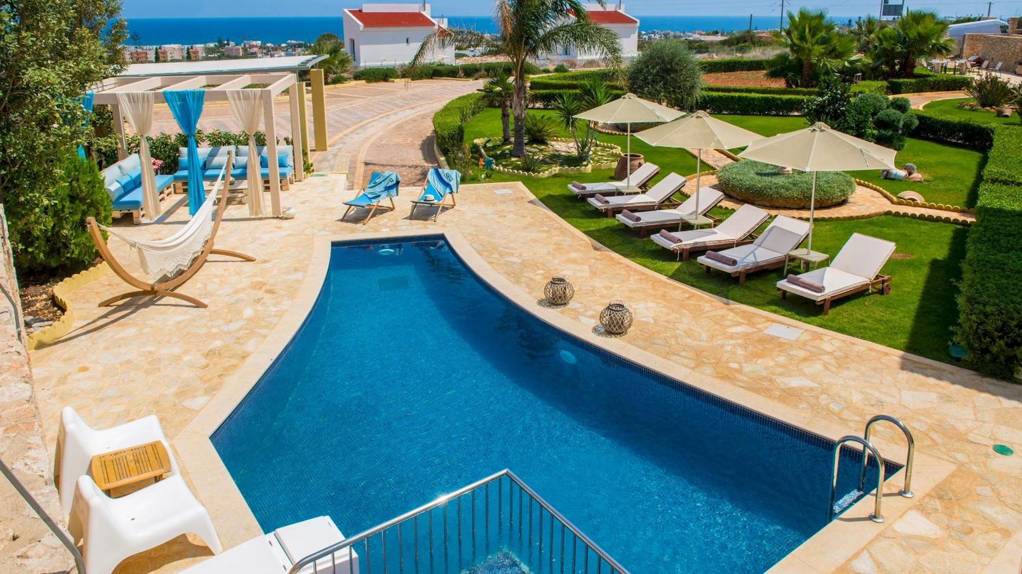 Sunshine Villa With Private Pool By Estia Chersonissos Buitenkant foto