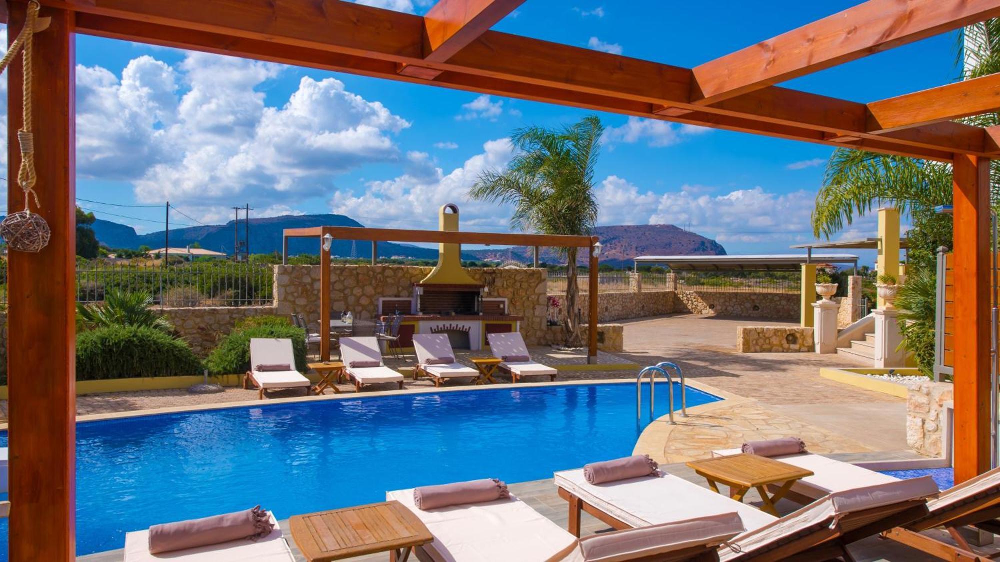 Sunshine Villa With Private Pool By Estia Chersonissos Buitenkant foto